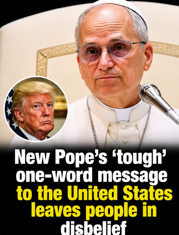 Pope’s one-word message to the United States goes viral
