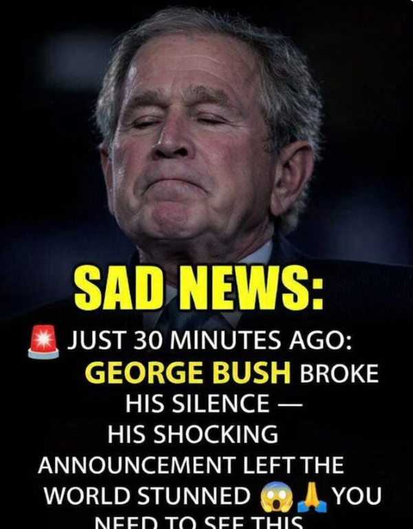 Our Thoughts and Reflections Are With George W. Bush