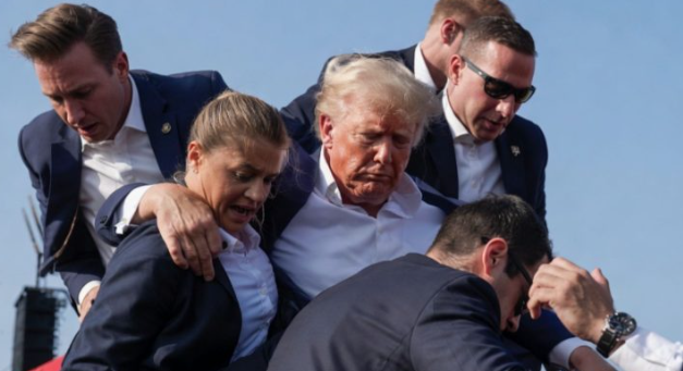 President Donald Trump had been “shot again” in Washington, D.C