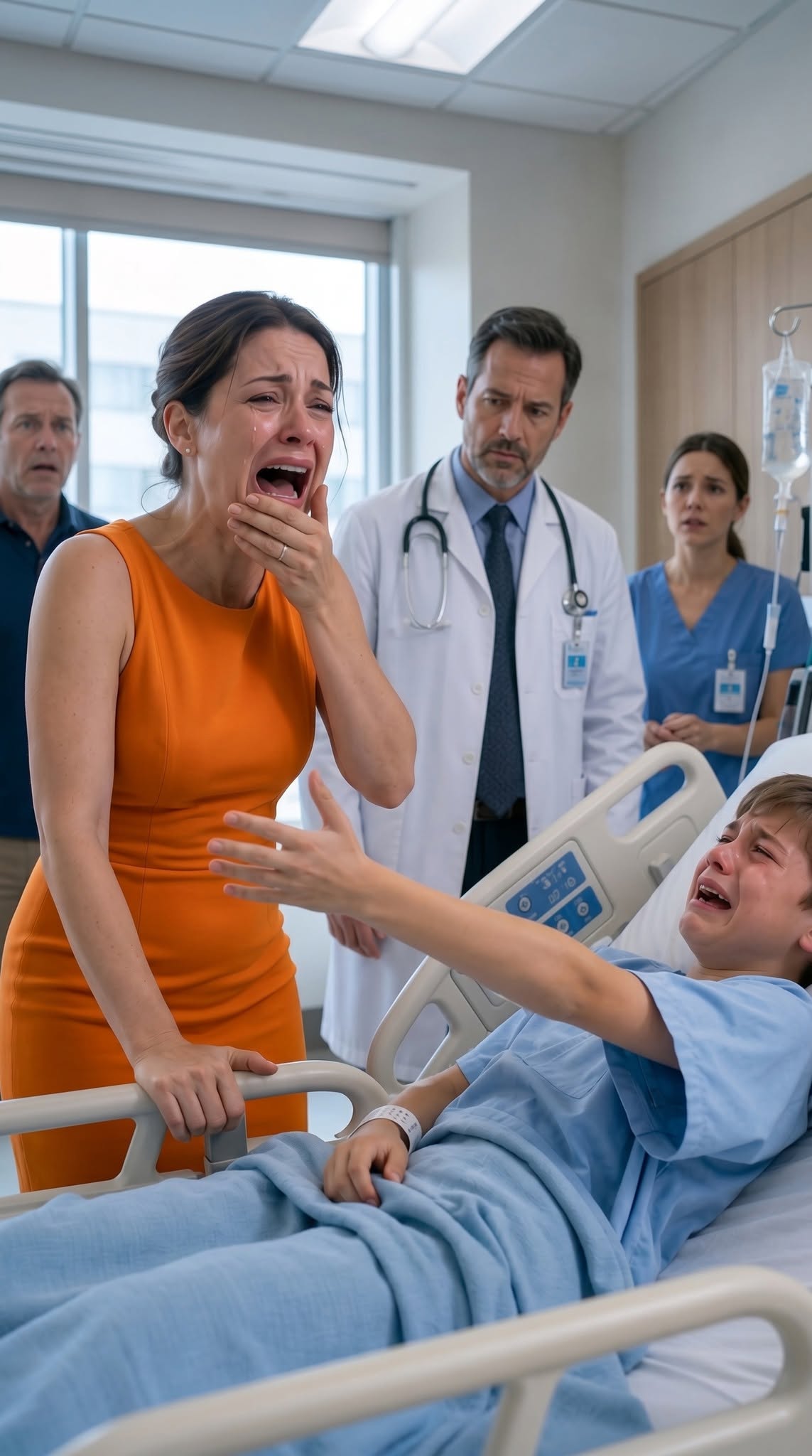 The hospital called just before midnight saying a little boy had listed HER as his emergency contact.
