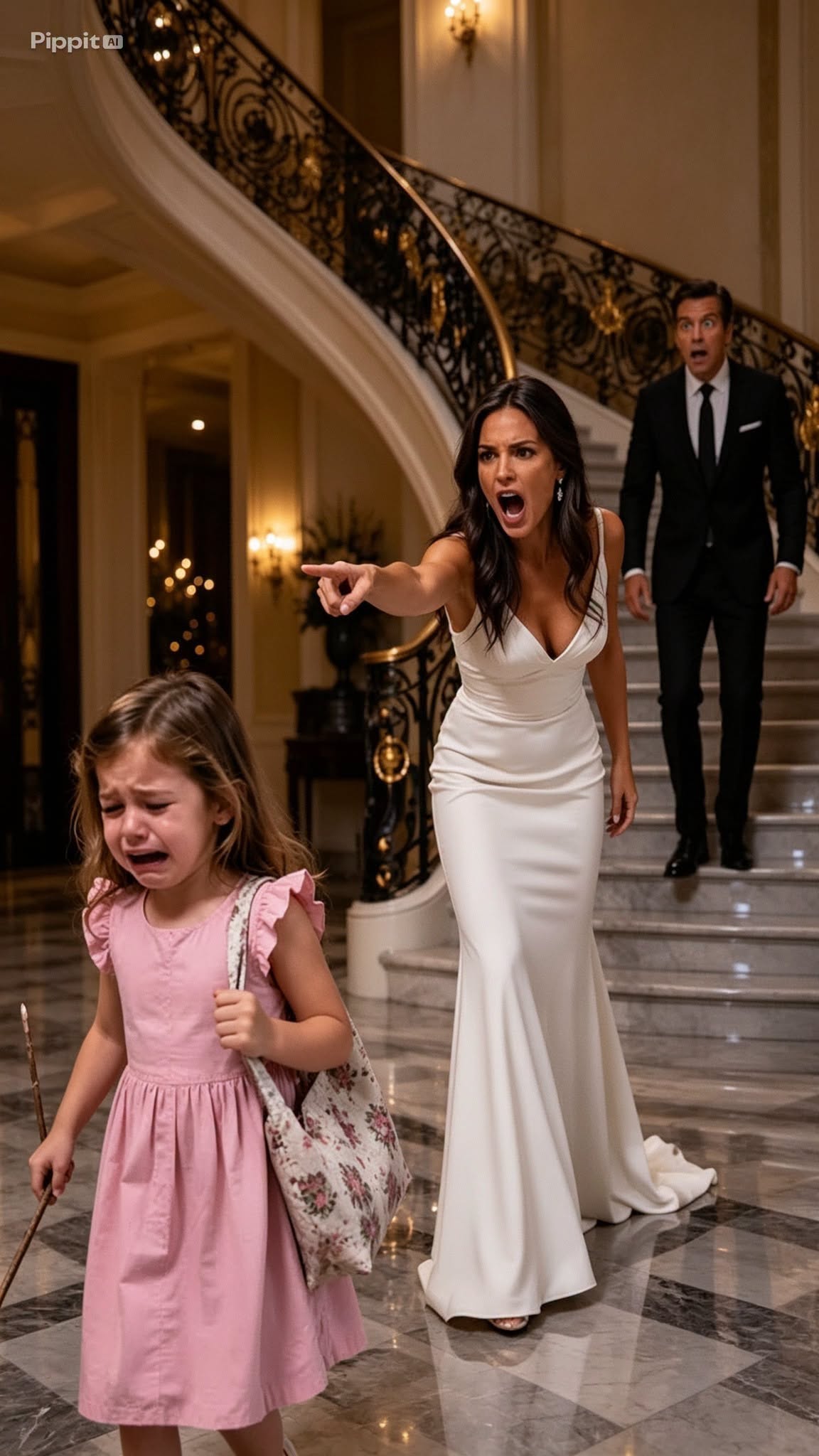 “Get that girl out of my house!”: The fiancée humiliated the maid’s daughter… unaware that she was the millionaire’s secret heiress