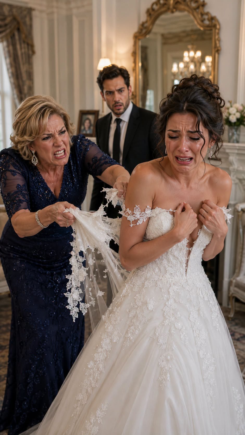The Mother-in-Law Ripped Her Dress and Shouted That Her Son Paid for Everything… But the House Was Never His