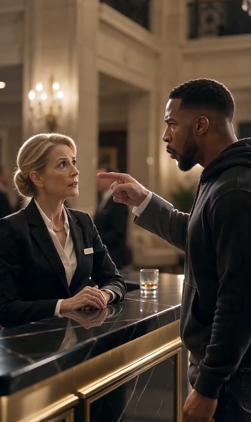 A Hotel Clerk Sent a Black Billionaire to the Delivery Entrance. Thirty Seconds Later, Corporate Headquarters Called and Her Hands Started Shaking.