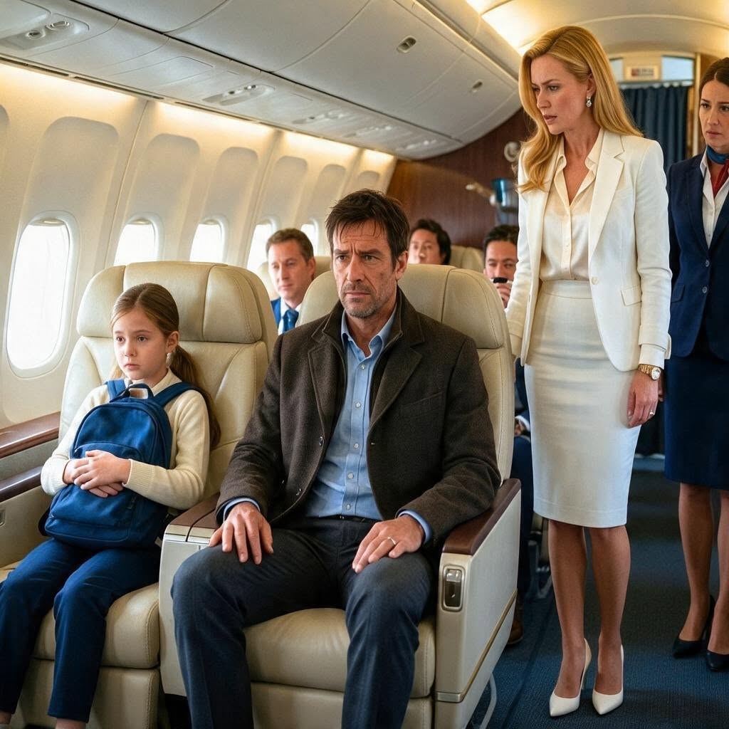 A Wealthy Passenger Took the Single Father’s First-Class Seat—Five Minutes Later, the Airline Chairman Ordered Everyone Off the Plane