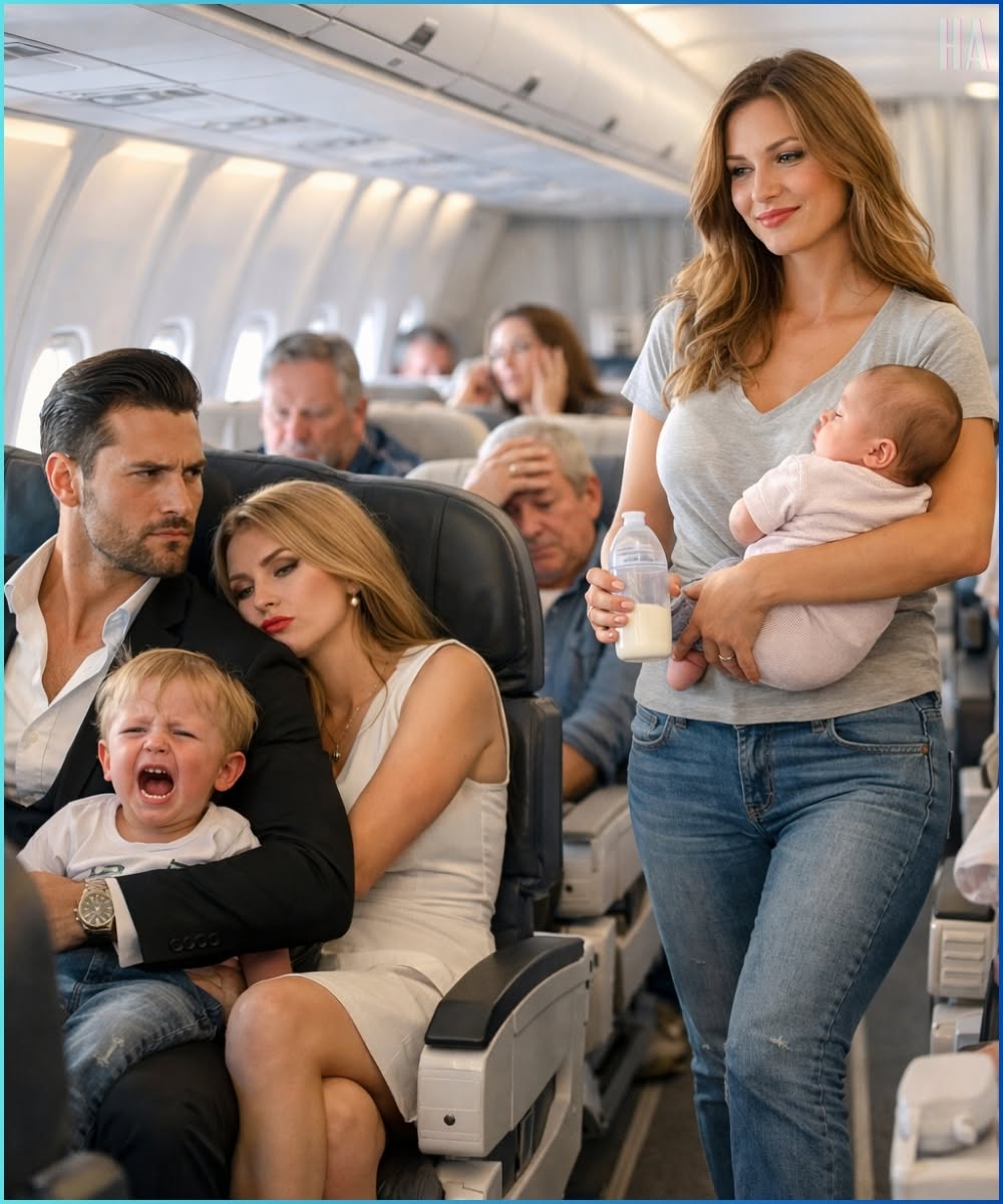 The Mafia Boss’s Baby Screamed for 87 Minutes on a Flight to Rome—Then a Broke Single Mom Stood Up and Did the One Thing No One Else Would