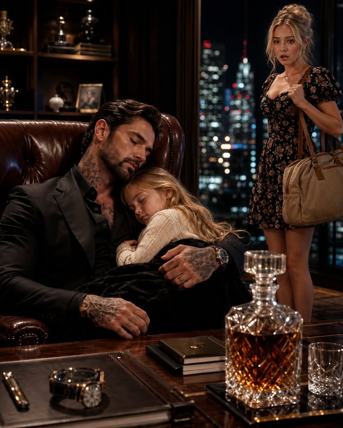 I was sure bringing my daughter to work would get me fired. Instead, I walked into the most terrifying office in Chicago and found the city's most feared mafia boss asleep on the couch... with my little girl curled safely against his chest. Then one quiet question about her father shattered everything I thought I knew.