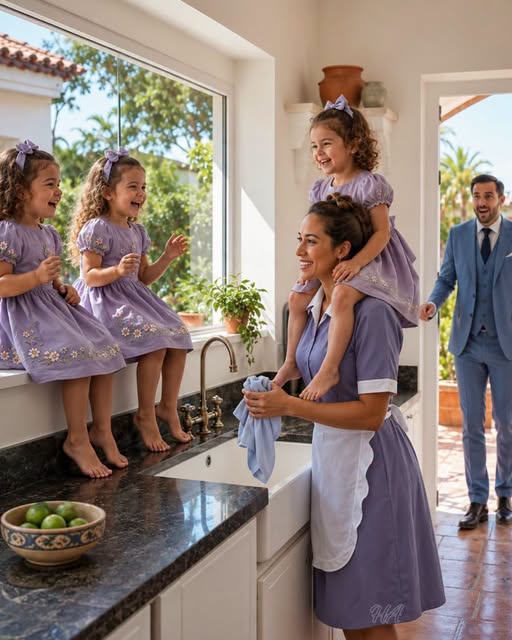 HE FIRED THE WOMAN WHO MADE HIS SILENT DAUGHTERS LAUGH—THEN FOUND THEIR CRAYON LETTER