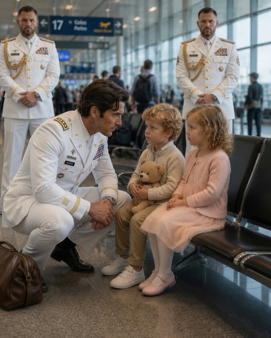 👍 I watched a woman abandon two five-year-old twins at O'Hare International Airport without a hug, without a goodbye, and without looking back even once. She believed she could disappear onto a plane and leave them behind forever. What she never imagined was that the man who witnessed everything was a United States Army Colonel—and that I had already made one decision that would change all of our lives.