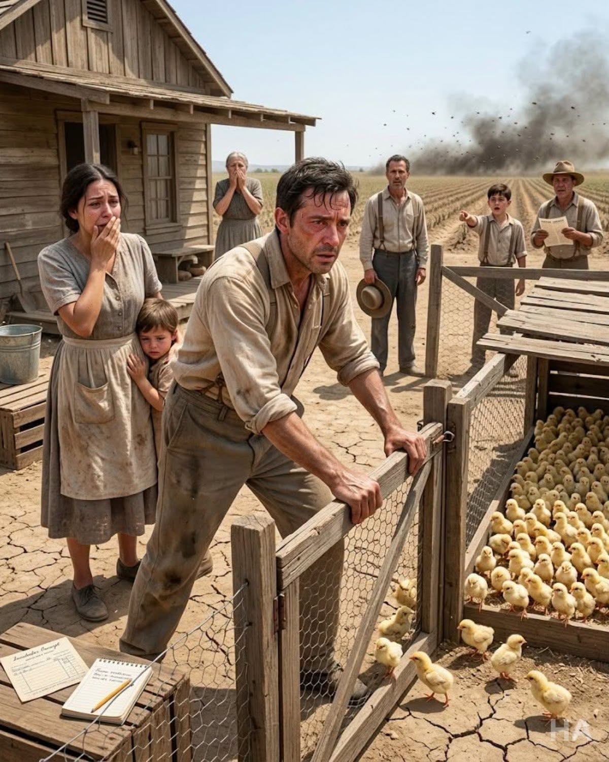 They Spent Their Last $18 on 342 Baby Chicks. The Whole Town Laughed—Until the Grasshoppers Came