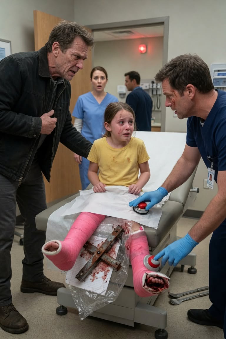 I Was Removing A 6-Year-Old Girl’s Leg Cast When My Saw Hit Something Hard... The Horrifying Object Hidden Deep Inside The Plaster Made Me Slam The Hospital Panic Button Immediately.