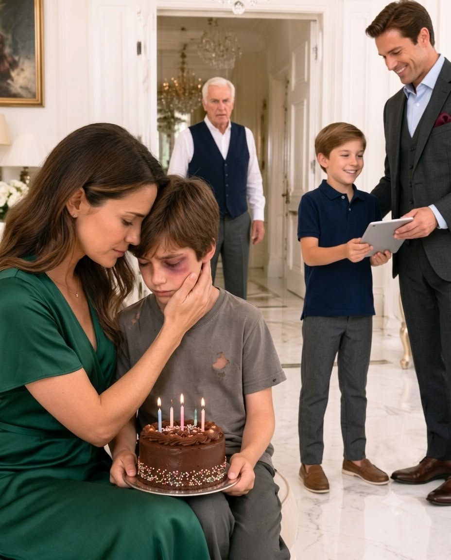 My husband sl@pped his 7-year-old son for asking for a cheap cake, but the next day he gifted his nephew an iPad; when my dad saw the sign, he warned: "Tomorrow you'll lose everything."