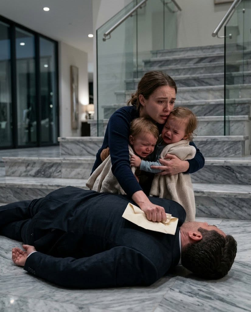 Her billionaire boss crashed down the marble stairs then lay there pretending to be unconscious just to see what the nanny would do.