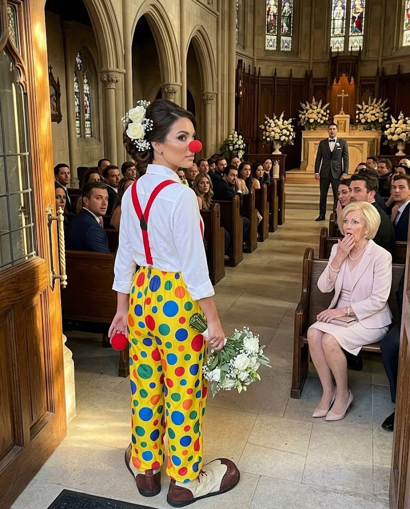 The morning of my wedding, I unzipped my garment bag expecting lace and silk... and pulled out a full clown costume. Red nose. Rainbow wig. Giant shoes. My future mother-in-law had switched it in secret because she was sure I'd do exactly what she wanted: break down, cancel the ceremony, and prove I was never Montgomery material. Instead, I had my makeup artist perfect my face, I stepped into the polka dots, and I decided that if Patricia wanted a performance, I was going to give her one she would never recover from.