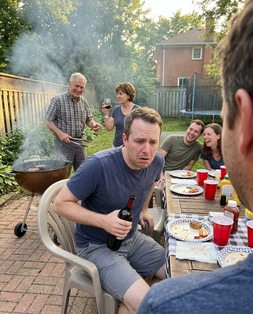 At a family cookout, I smiled and said, 'I can't wait for our vacation.' My father laughed without even looking at me and said, 'It's only for family. Without you.' The table exploded. They laughed so hard my cousin had to set down her drink. I nodded, got up, and left. Five days later, my mother tried to pull $5,000 from the card I paid for. I locked it, sent one message—'Pay without me'—and suddenly everyone was in crisis.
