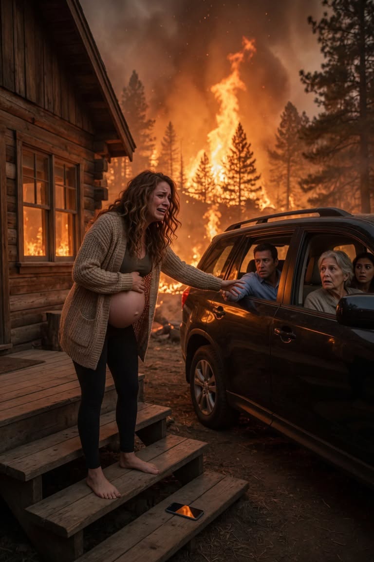 My Husband Took The Only Car Out Of A Wildfire Evacuation Zone With His Mother And His Mistress Inside. I Was Six Months Pregnant, Standing In The Smoke, Begging Him Not To Leave Me. Three Months Later, Brett Keene Stood On A Stage Raising Money For Wildfire Victims. Then I Walked Into The Ballroom With The Baby He Had Left Behind...