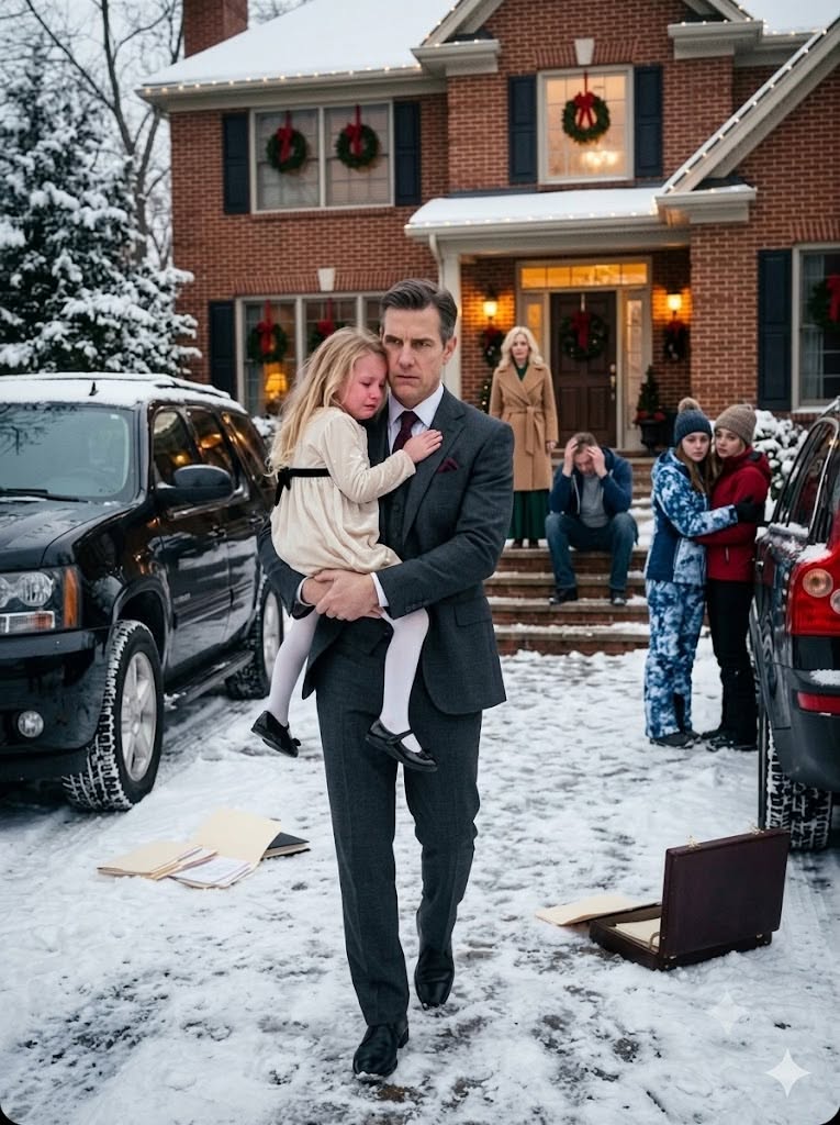 I never told my wife’s family I owned the $16.9M company that paid their salaries. To them, I was just the “broke handyman” they loved to m0ck. But when they threw my daughter out on Christmas and laughed, “Go live with your loser father,” something in me went cold. Then my wife handed me divorce papers. Three days later, 47 termination letters went out—and the moment they opened them, the room went silent.