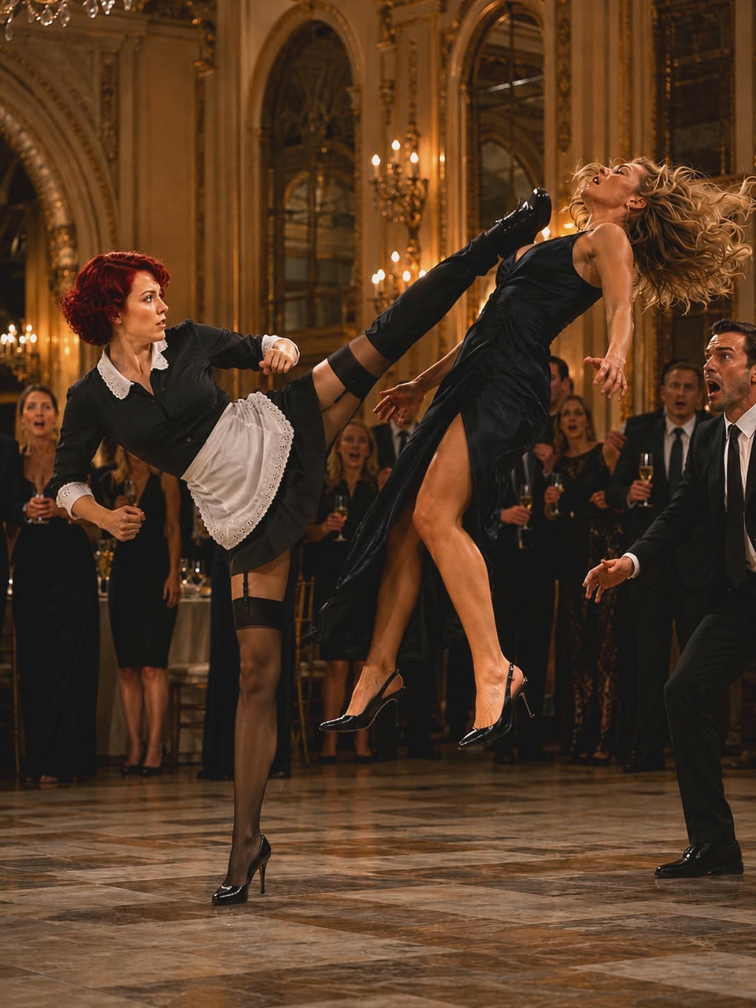 The Billionaire’s Fiancée Slapped the Wrong Housekeeper at Their Engagement Gala—Then He Recognized Her, and 300 Guests Watched the Truth Destroy His Engagement
