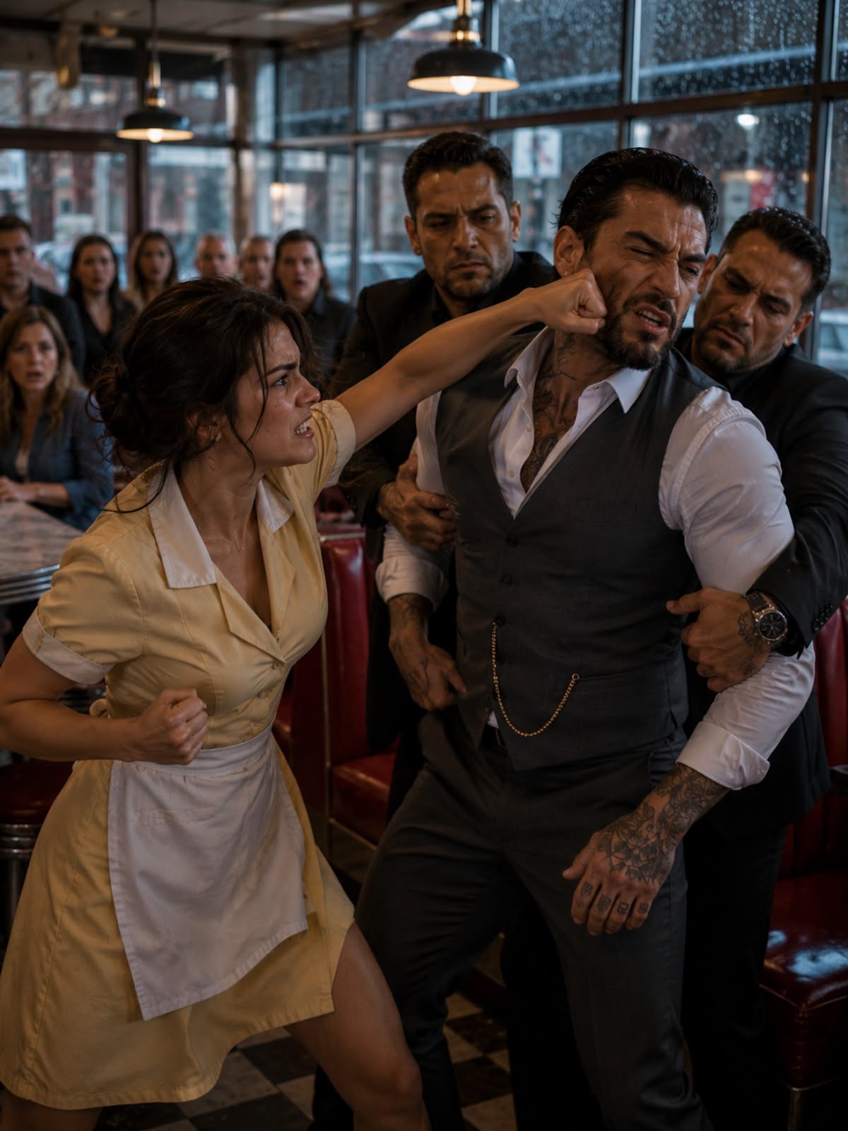 “Think You’re Tough? Prove It!” the Mafia Boss Mocked—Then the Waitress Dropped Him Cold