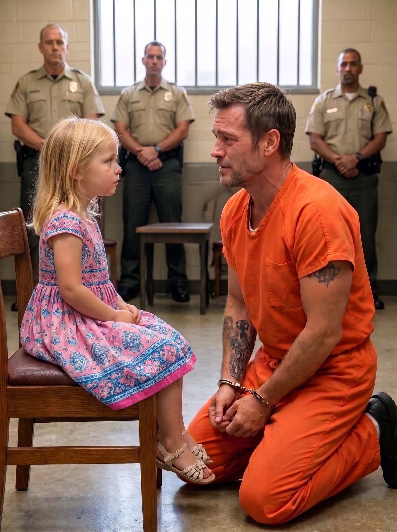 Minutes before the State planned to execute my father, the little girl everyone pitied leaned over and whispered in his ear. The guards expected a final goodbye, but whatever I said made a feared former mafia enforcer smile for the first time in five years—and within twenty-four hours, the case that had buried him on death row was beginning to fall apart.