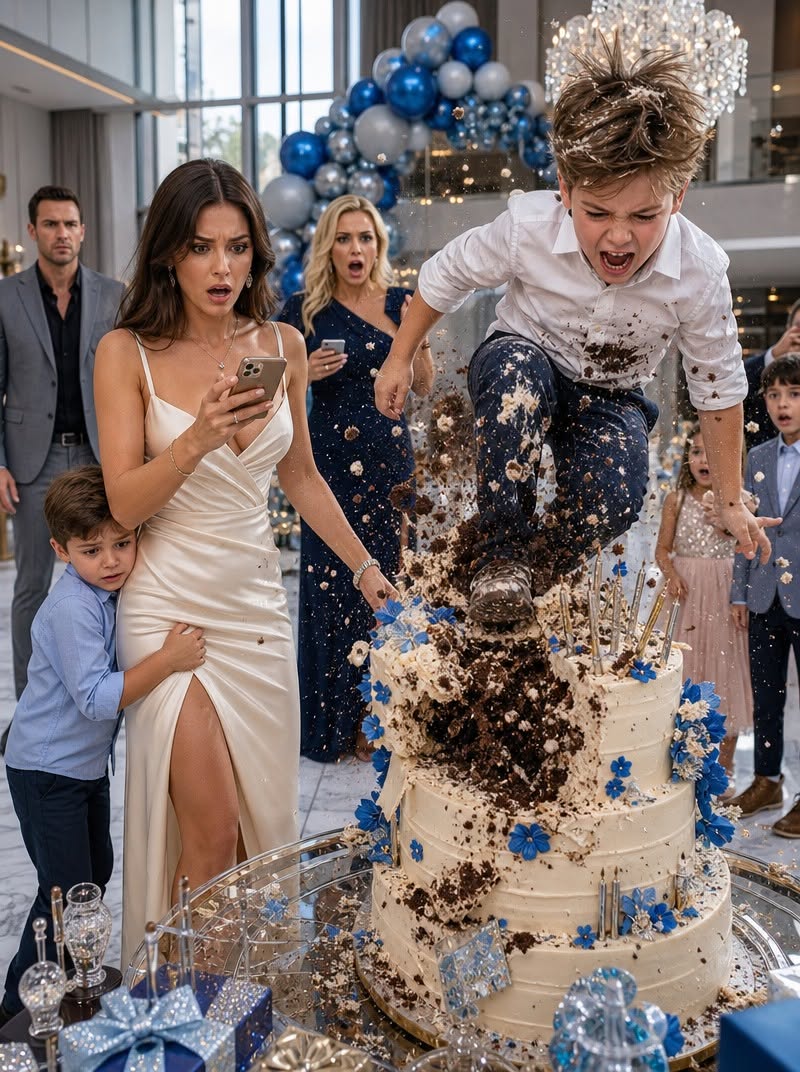 The birthday candles were still burning when my nephew launched himself onto my son’s birthday cake. Then he shouted, “Mom said you’d laugh… and then you’d buy me my new iPhone!”