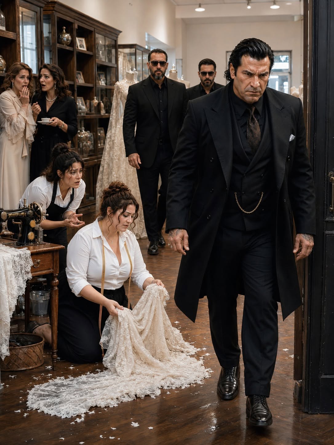 The Mafia Boss Tore the Plus Size Seamstress's Dress Apart—Three Days Later, He Begged Her to Marry