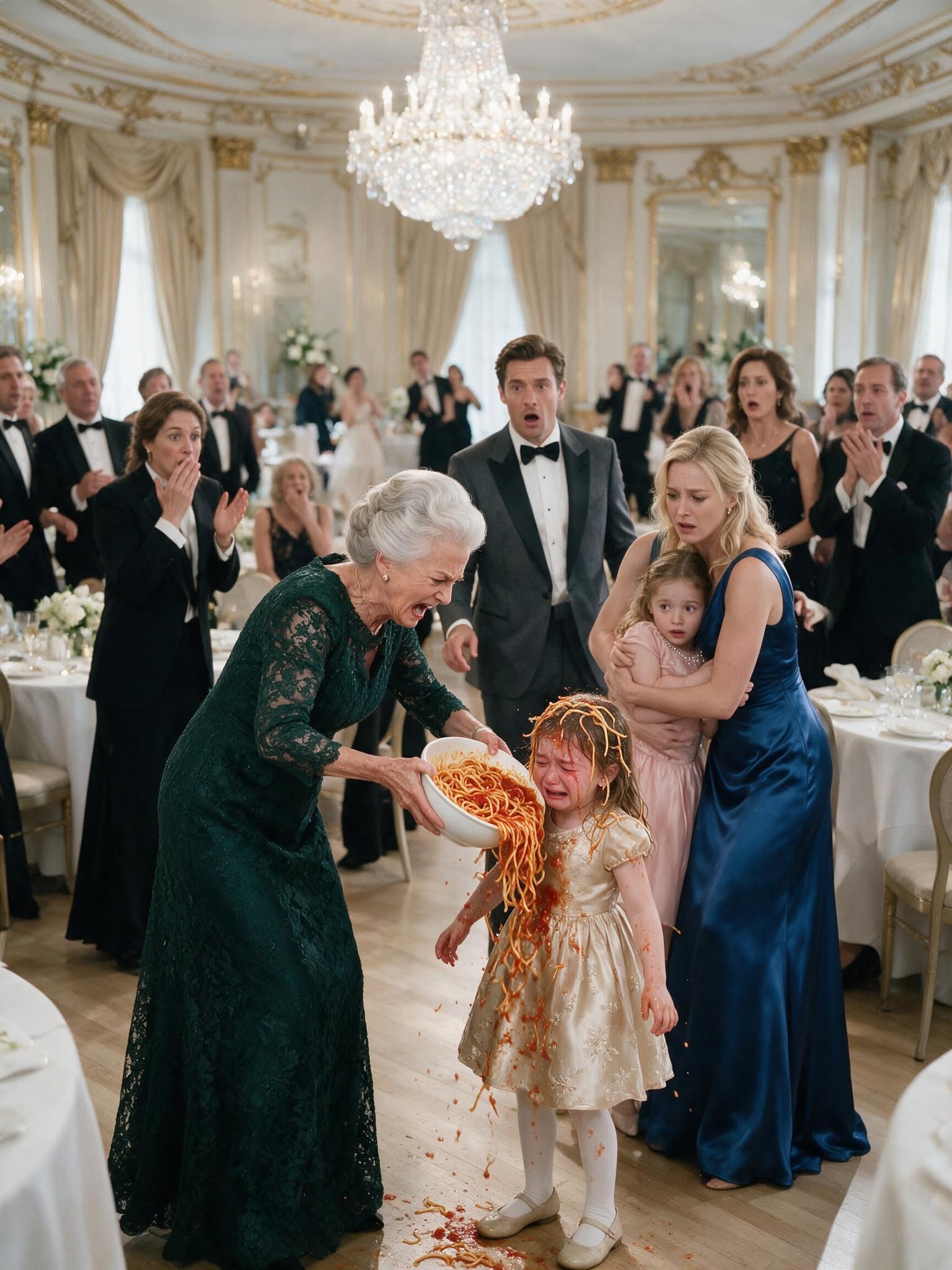 My mother-in-law puIIed the d!nner pl@tes away from my two daughters in front of nearly a hundred relatives and coldly announced, “The head table is only for women who give this family sons.” When I looked to my husband for support, he dismissed me and told me to stop making a scene. I quietly wiped my little girl's tears, took both of my daughters by the hand, and walked out without saying another word… while everyone at that celebration remained completely unaware that a signed 5.4-million-peso promissory note bearing my husband's name was about to change everything.