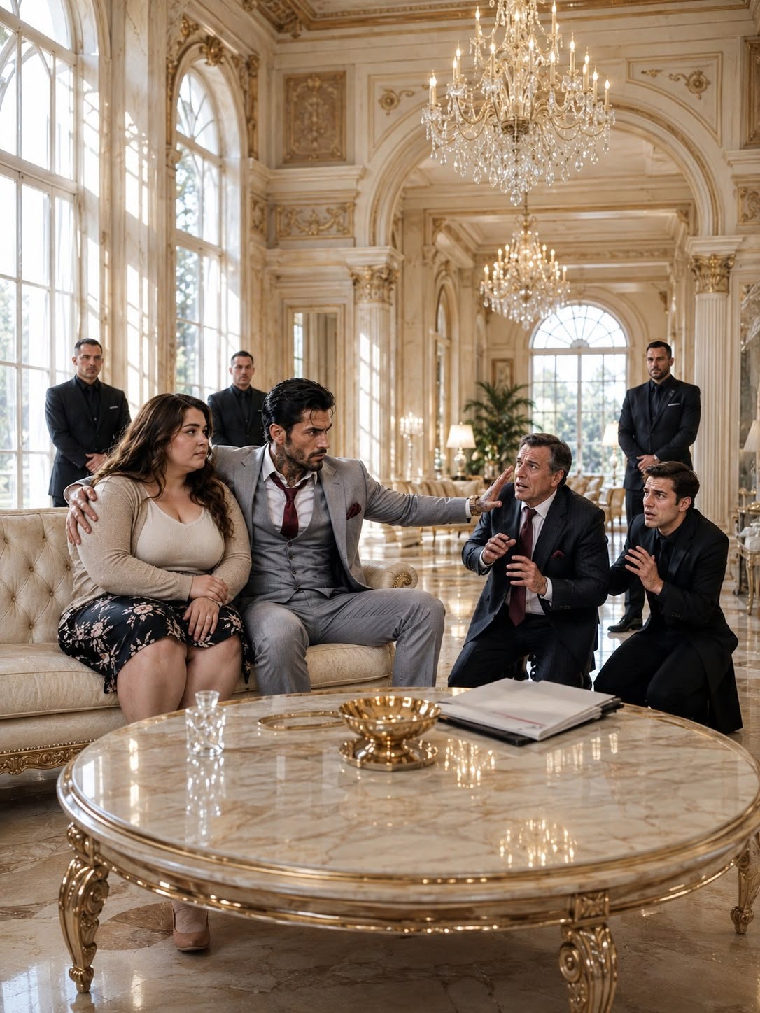 they handed their curvy daughter to the mafia king to save themselves—but when she whispered, “my father and brother framed me,” he claimed her as his future wife in front of the men who broke her