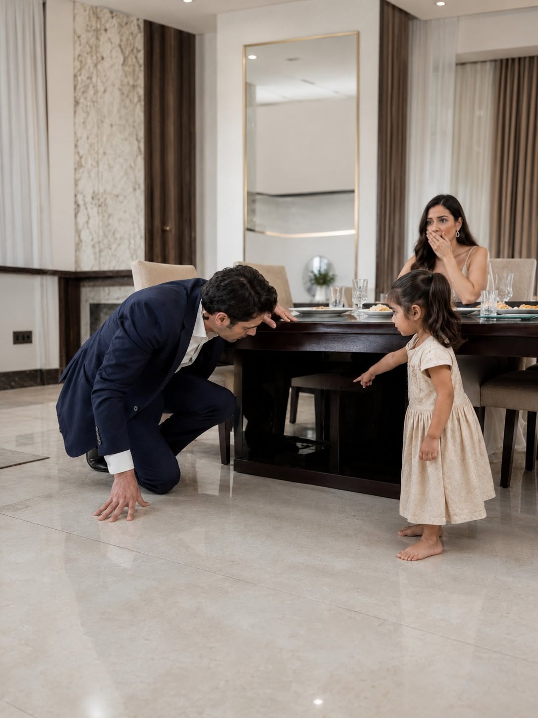 The Billionaire Ceo’s Fiancée Mocked The Maid’s Little Girl At Dinner—until The Child Whispered, “look Under The Table, Sir”