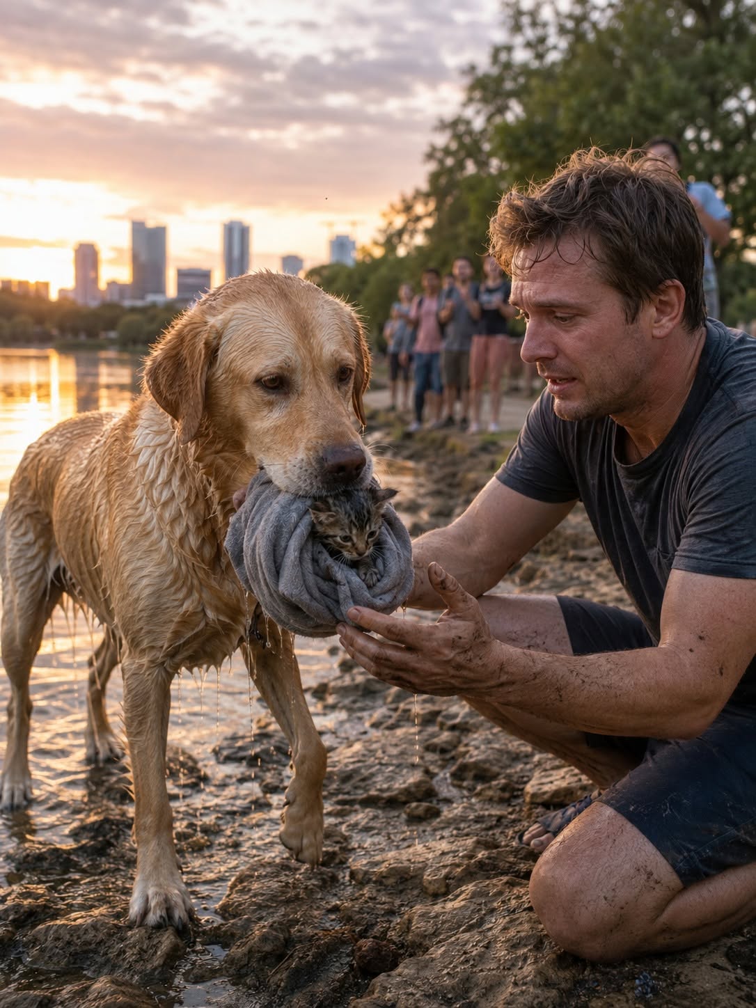 My Lab Pulled a Stray Kitten From the Water—Then the 24-Hour Clock Started