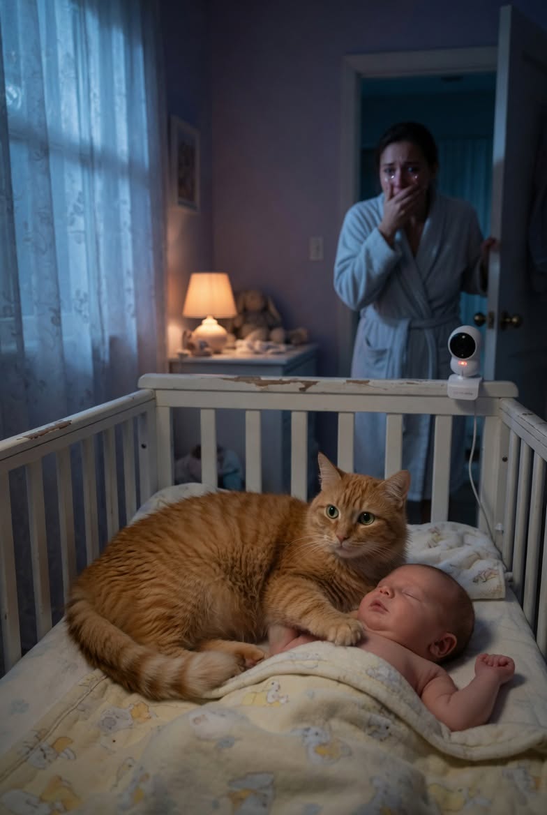 Cat Refused to Sleep Anywhere but Baby’s Crib — The Truth Shocked Everyone