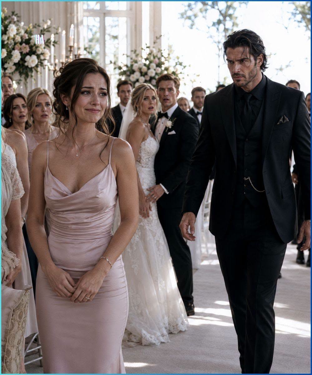 She Faked a Smile at Her Sister’s Wedding Until the Mafia Boss Walked In and Said She Was His