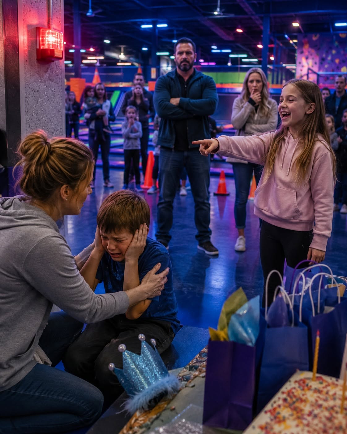 My niece deliberately set off the alarm during my son’s indoor trampoline birthday party, forcing 18 families outside. Then she smiled and said, “Dad promised me a PS5 if your son’s party was ruined.” I didn’t argue. I simply canceled the $18,000 Aspen ski camp I had paid for their family. At 6:12 the next morning, my brother opened one unexpected email—and suddenly, he understood that losing the vacation was only the beginning...