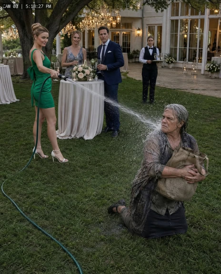 During my son's betrothal celebration, his future bride sprayed me with a garden hose before thirty onlookers, sneering, "Beggars have no place at weddings here." I merely held my grocery tote close to my chest, keeping my phone's camera rolling, waiting for the moment she realized her true identity.