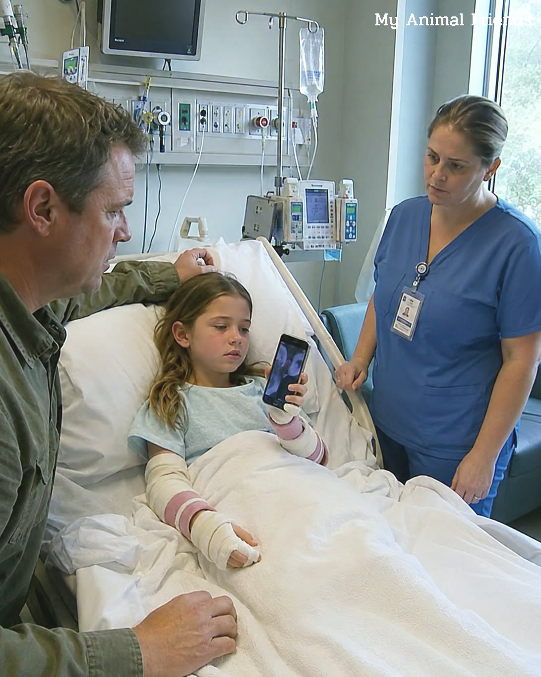 A 9-year-old girl called from the hospital and whispered, “Mom closed the curtain while they were b:eat:ing me.” Her father returned home without saying a word, but her powerful family had no idea that one piece of evidence had survived that night.