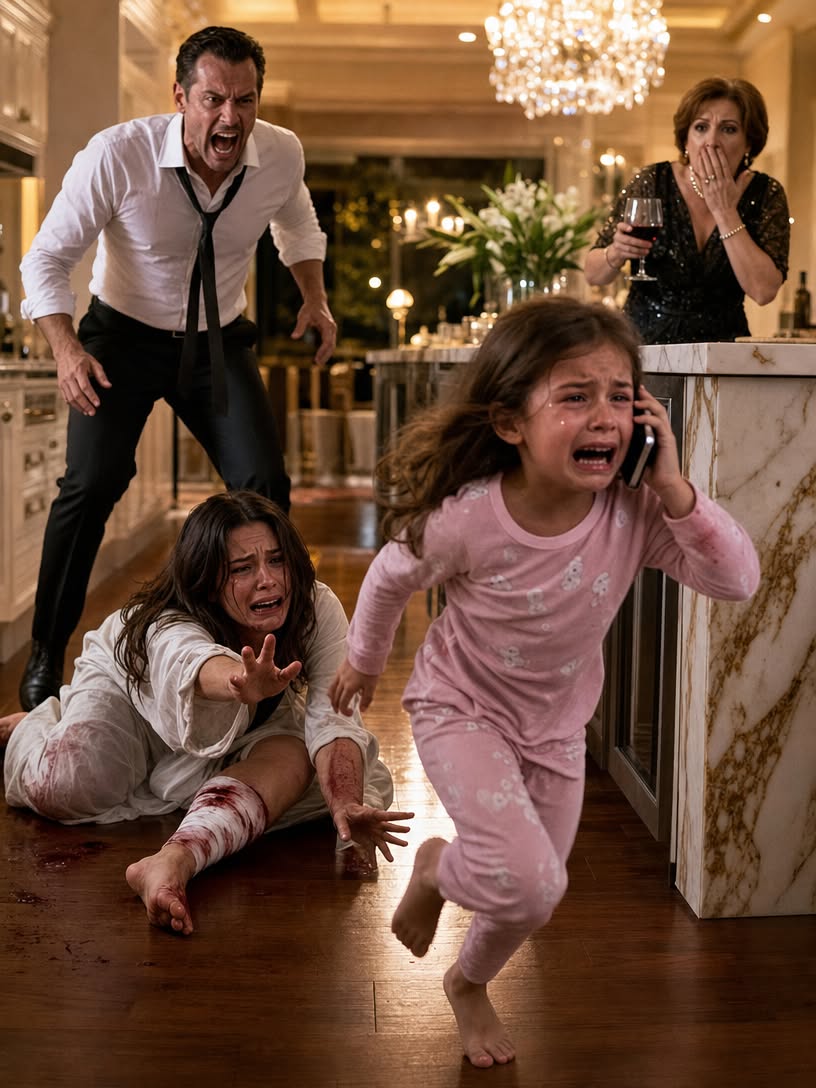 When my husband violently shoved me to the floor and broke my leg, I gave my 4-year-old daughter the secret signal. She ran to the phone and called the only number he didn’t know: “Grandpa, Mommy looks like she’s going to die!”