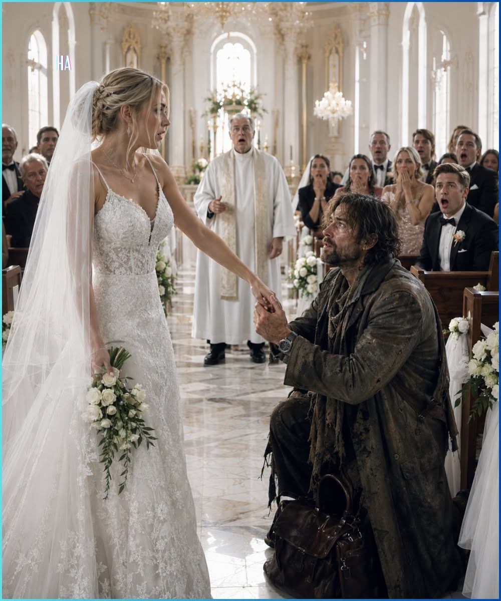Her Groom Abandoned Her at the Altar, So She Married the Homeless Man in the Last Pew and Discovered the Fortune He Had Hidden From Everyone