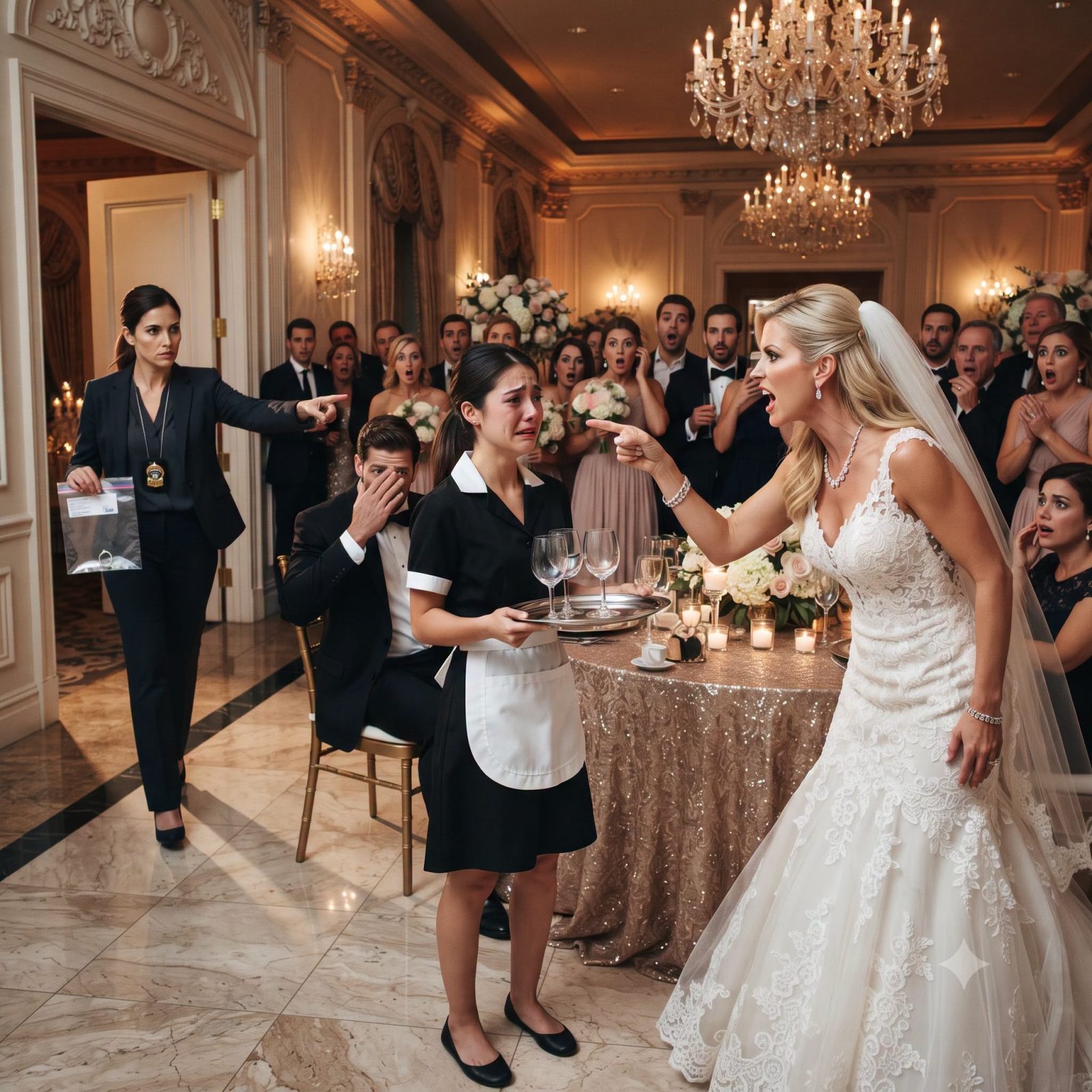 The Heiress Forced the Catering Assistant to Recite the Menu Like a Circus Act—Until the Host Stopped Breathing