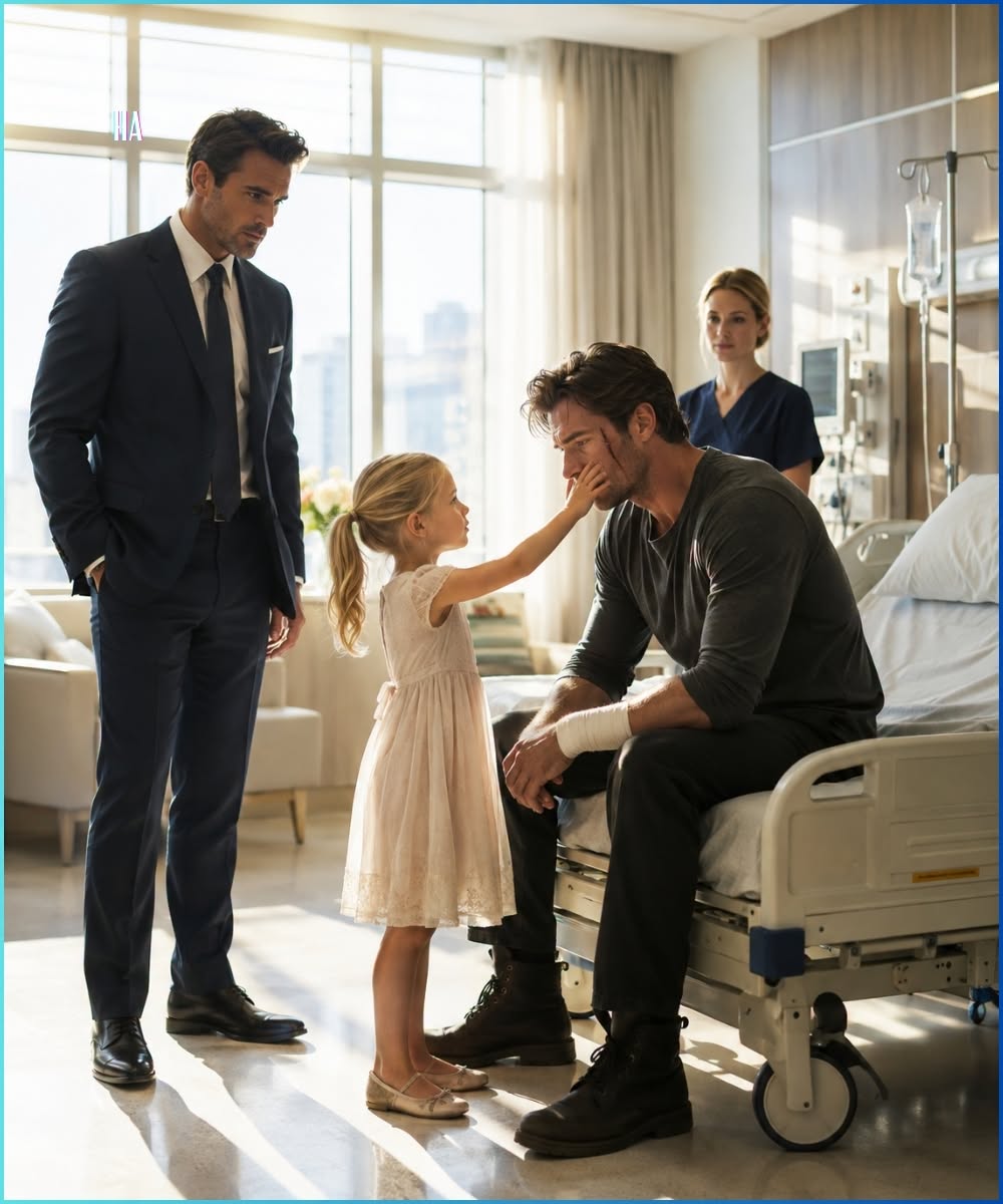The Billionaire Froze When Her Silent Daughter Touched a Stranger’s Scar and Whispered the Three Words No Doctor Had Ever Heard