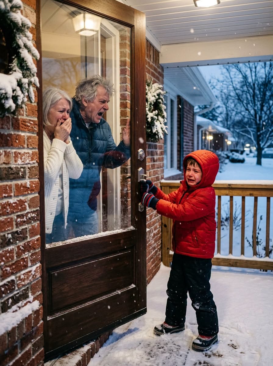 "My in-laws threw my 9-year-old son into a blizzard after his cousin made up a story about him. My father-in-law screamed, “Get out! I don’t need a dishonest grandson!” Three hours later, the hospital called me. One hour after that, he walked in, saw me sitting there, and froze.