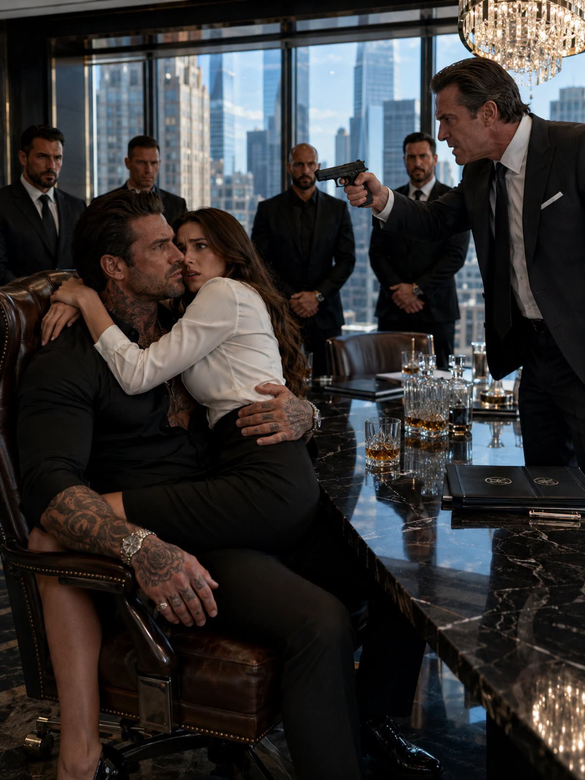 His Secretary Tried to Stand During the Meeting—But the Mafia Boss Quietly Pulled Her Closer