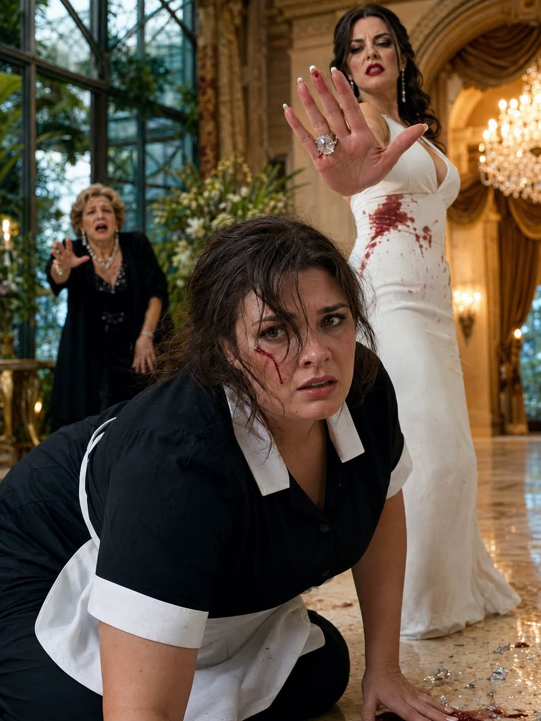 The Mafia Heiress Raised Her Hand at His Mother—Then the Plus-Size Maid Stepped Between Them