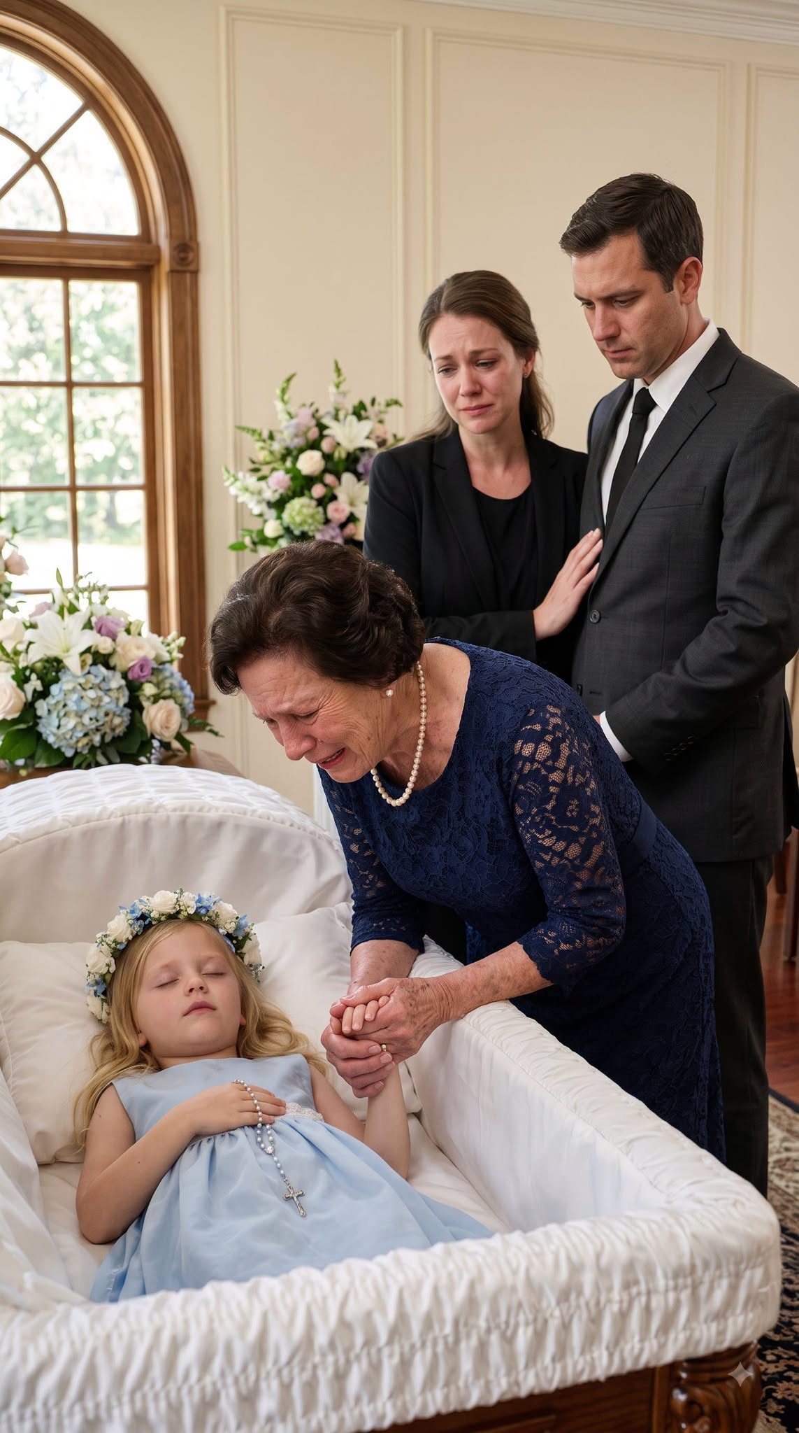 The grandmother heard a whisper from inside the coffin… and uncovered her own son’s monstrous business