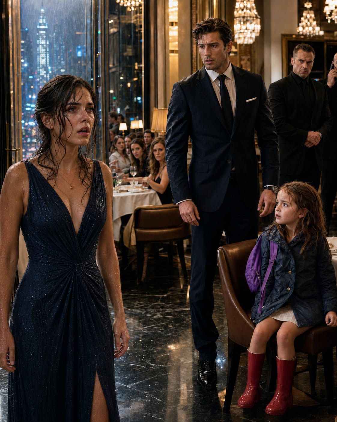 I Took My Daughter Into a Fancy Restaurant to Escape the Rain… Then She Sat With the Man I Thought Had Abandoned Us