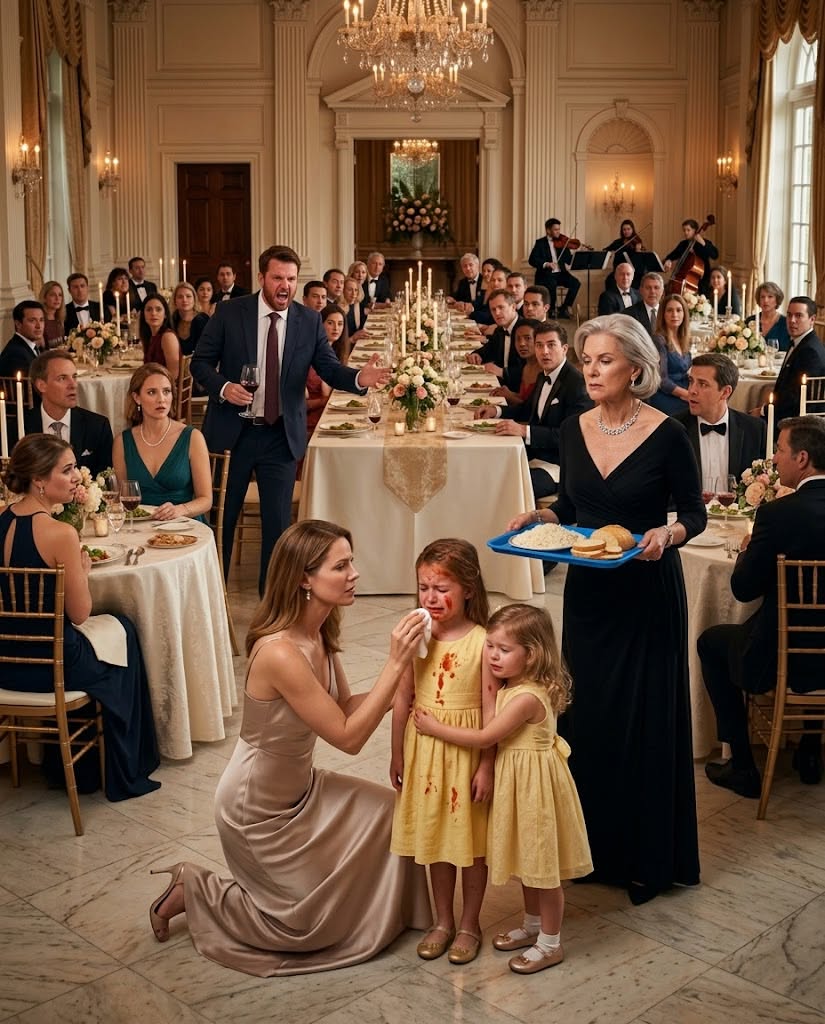 In front of nearly a hundred relatives, my mother-in-law slid the dinner plates away from my daughters and declared, “Seats at the head table are reserved for women who give this family sons.” My husband told me to quit causing a scene, so I calmly cleaned my little girl's face, gathered both of my daughters, and walked out without another word… while no one in that room had the slightest idea that a 5.4-million-peso promissory note carrying his signature was already waiting for the perfect moment to surface.