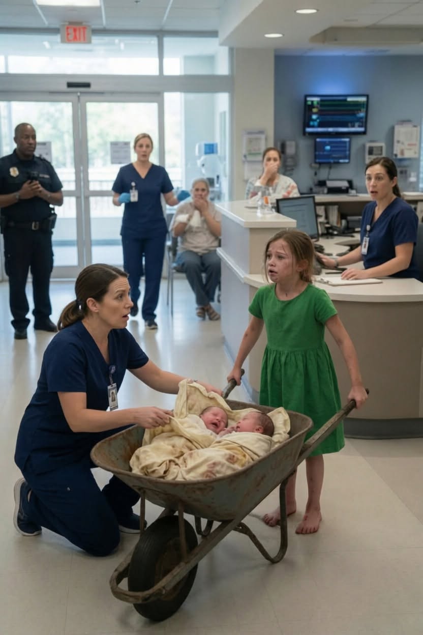 "My mommy has been asleep for three days": A 7-year-old girl pushed a wheelbarrow for miles to save her newborn twins—and what happened afterward left us speechless...
