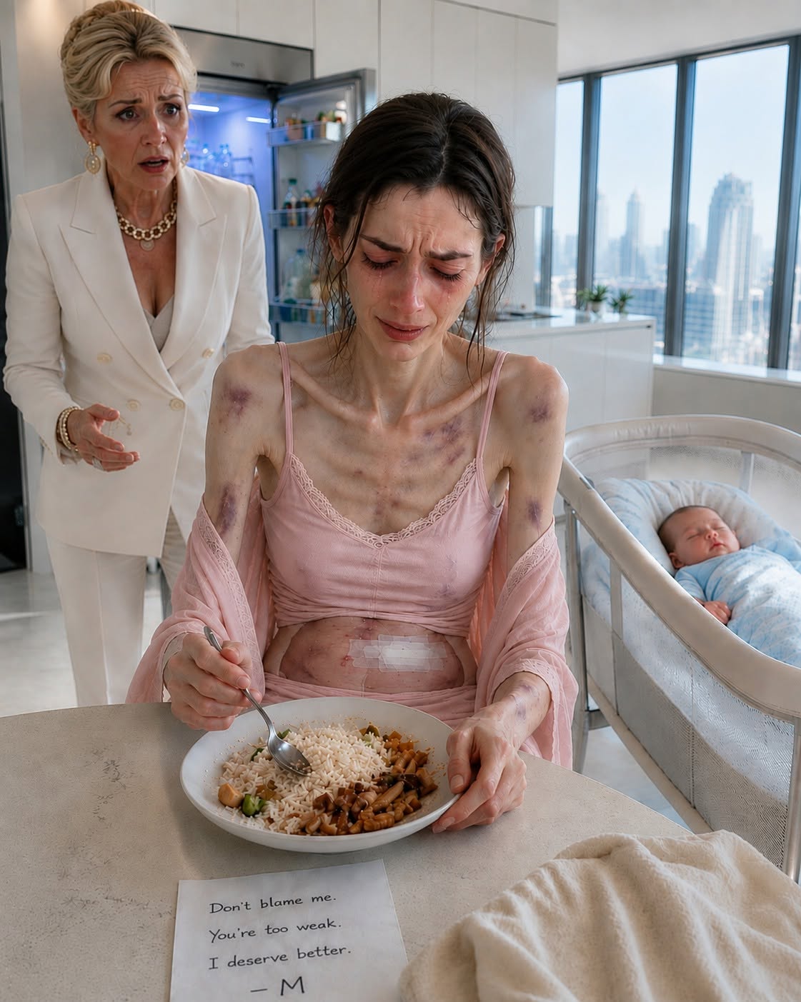 My daughter was recovering from a C-section in a freezing apartment while her husband used the money I sent for her and their newborn to take another woman on a lavish trip. He assumed Maya had no one powerful enough to defend her—but he had no idea her mother had spent a lifetime uncovering secrets people thought would stay buried.
