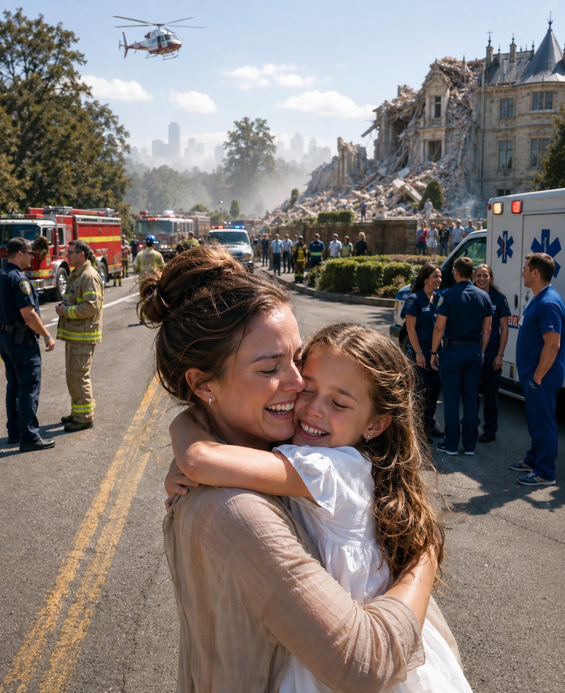 My seven-year-old daughter grabbed my arm and warned me that her father had made our house unsafe. Seconds after we escaped, an explosion tore through our home—and the nightmare became even darker when I discovered my husband had never been headed to the airport.