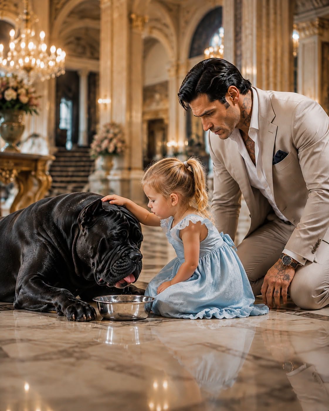 THE TODDLER WHO TAMED THE MAFIA BOSS'S BROKEN, DANGEROUS DOG — AND UNCOVERED THE SECRET HE HAD BURIED FOR YEARS