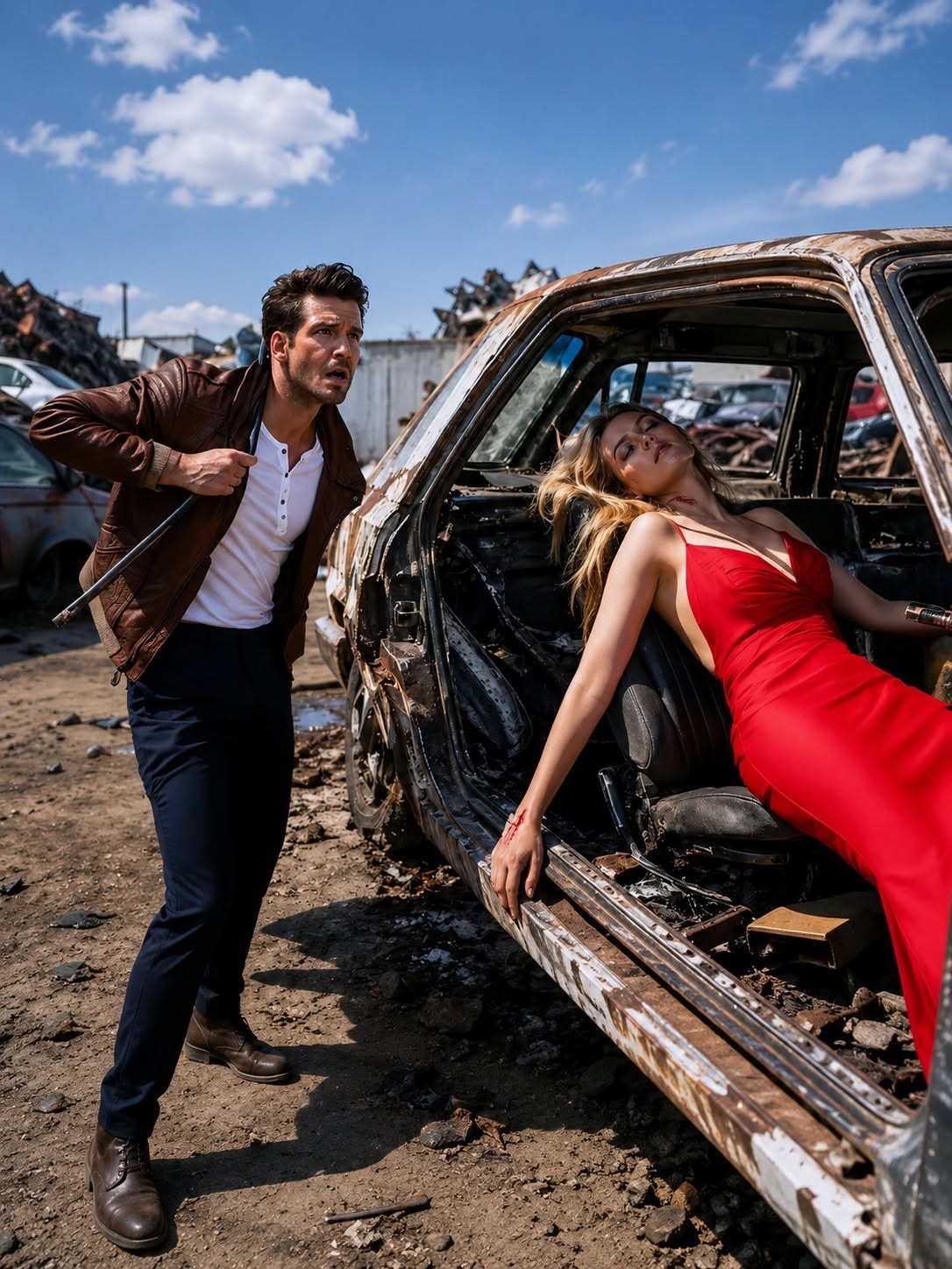 Single Dad Stops on a Dark Road and Finds a Billionaire’s Daughter Locked in a Van—Then His Five-Minute Choice, a Cut Padlock, and One Act of Trust Expose a Ruthless Corporate Kidnapping Plot, Bring Down the Mastermind, and Force Her Powerful Father to Face the Truth Before It Is Too Late