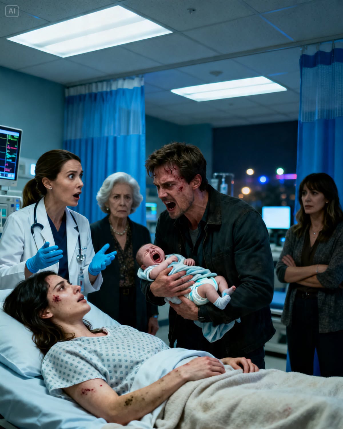 I Came Home to Find My Wife Barely Conscious Beside Our Feverish Baby—Then the Doctor Told Me to Call the Police